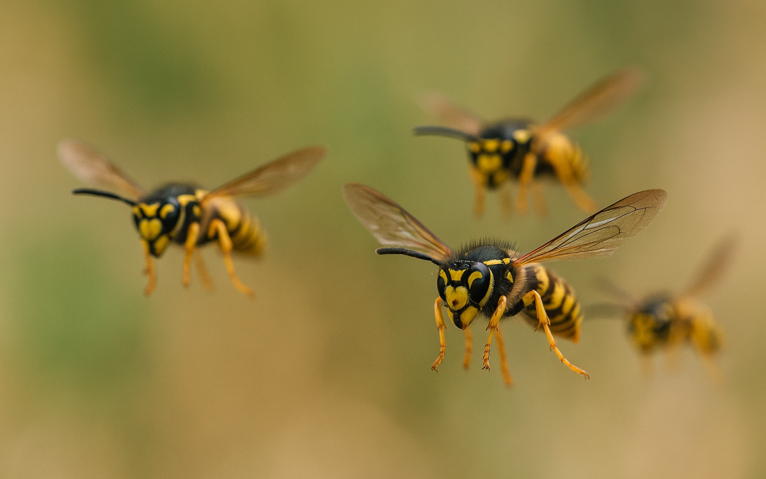 How to spot a starting wasp nest?